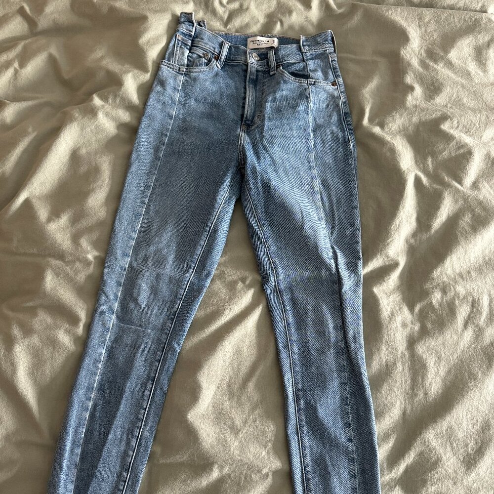 Abercrombie & Fitch Light Blue Skinny Jeans